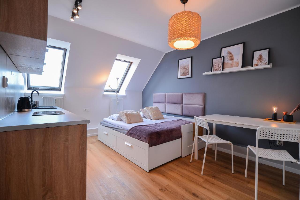 Citystay Brzezno Studio 3 Min Do Plazy Гданьск Экстерьер фото